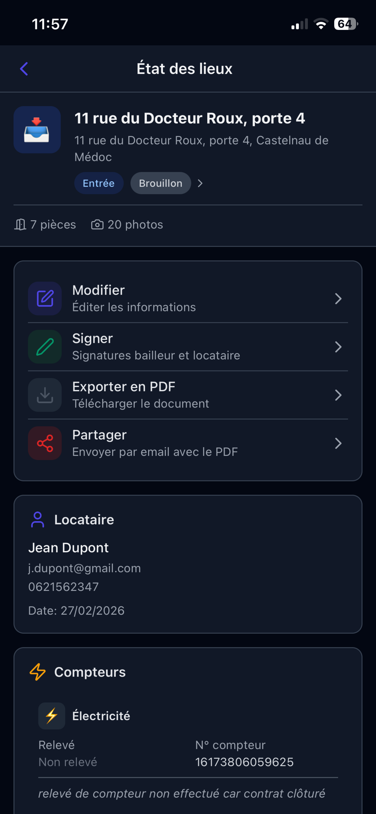 Realisation de l'EDL